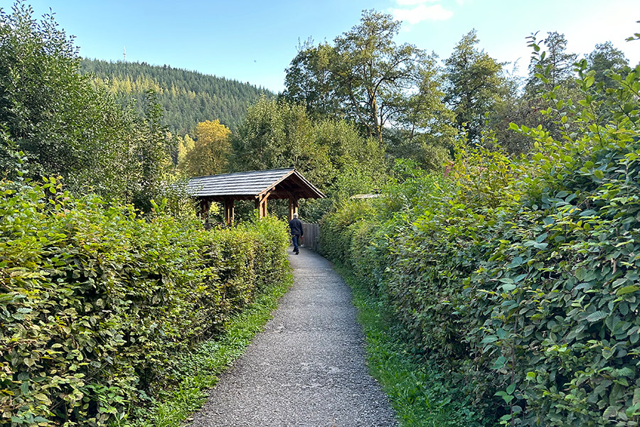 Enztalpromenade Richtung Kurpark