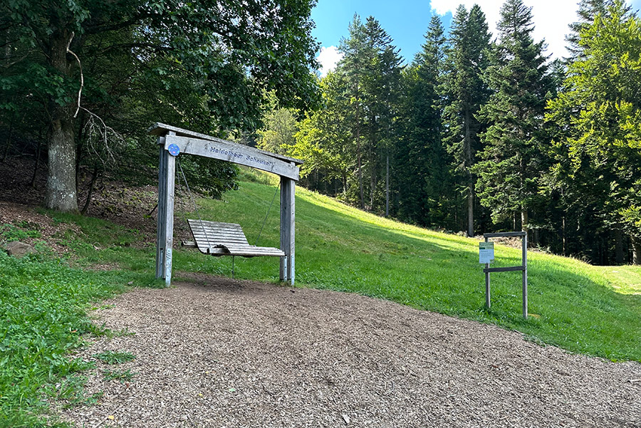 Erdbeerplatte im Heidelbeerdorf Enzklösterle 