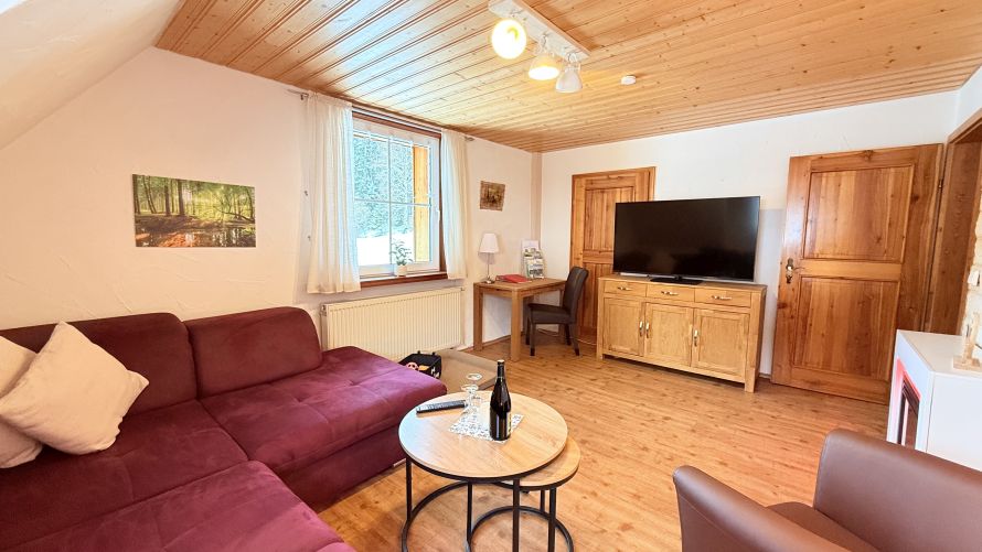 exklusive Ferienwohnung Waldblick für max. 7 Gäste und 5 Hunden