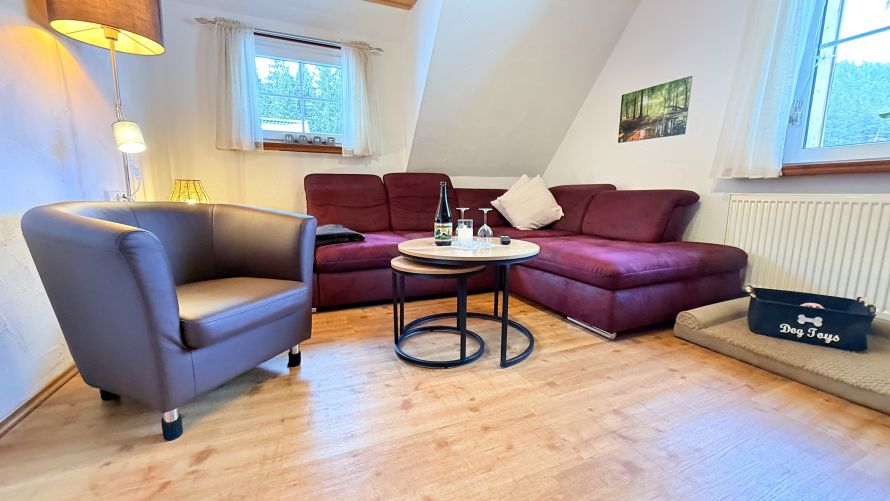 gemütliche Ferienwohnung Waldblick im OG